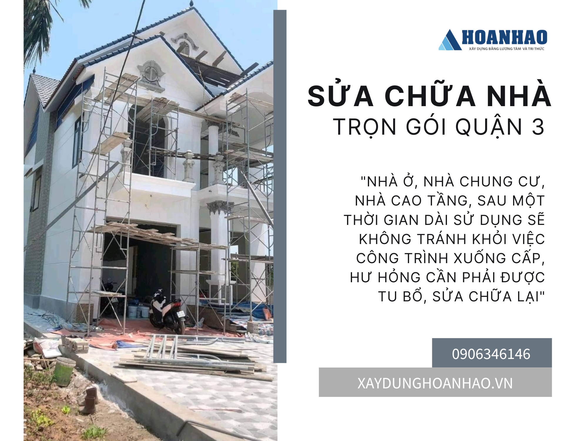 Hoàn Hảo là đơn vị sửa nhà uy tín