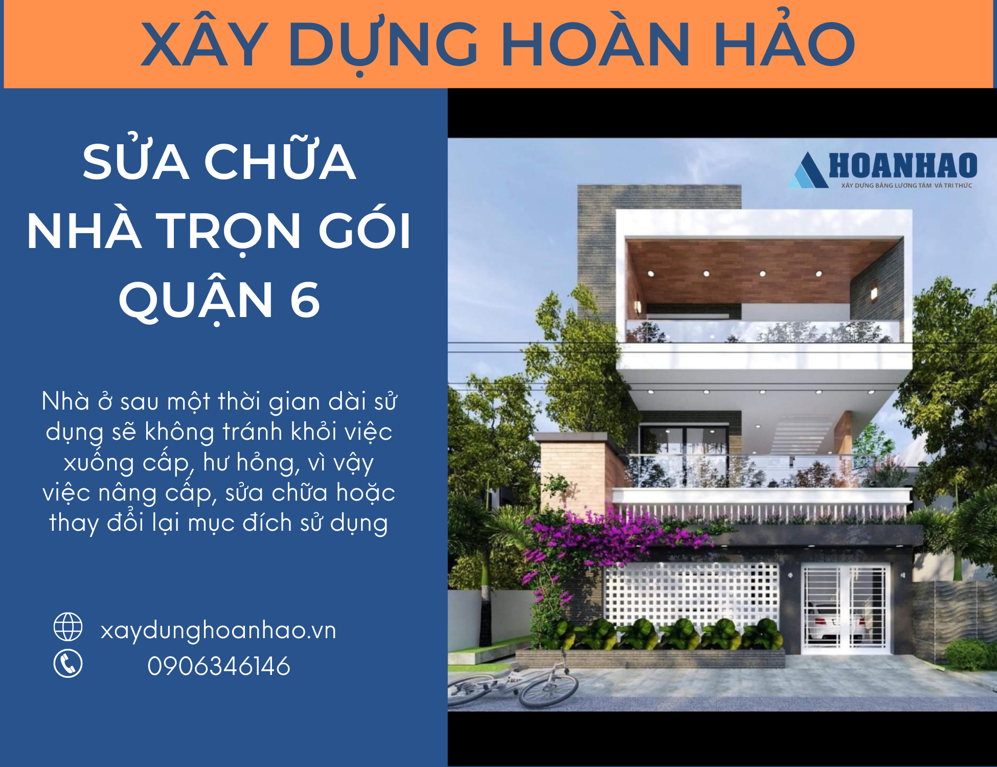 sửa chữa nhà trọn gói quận 6