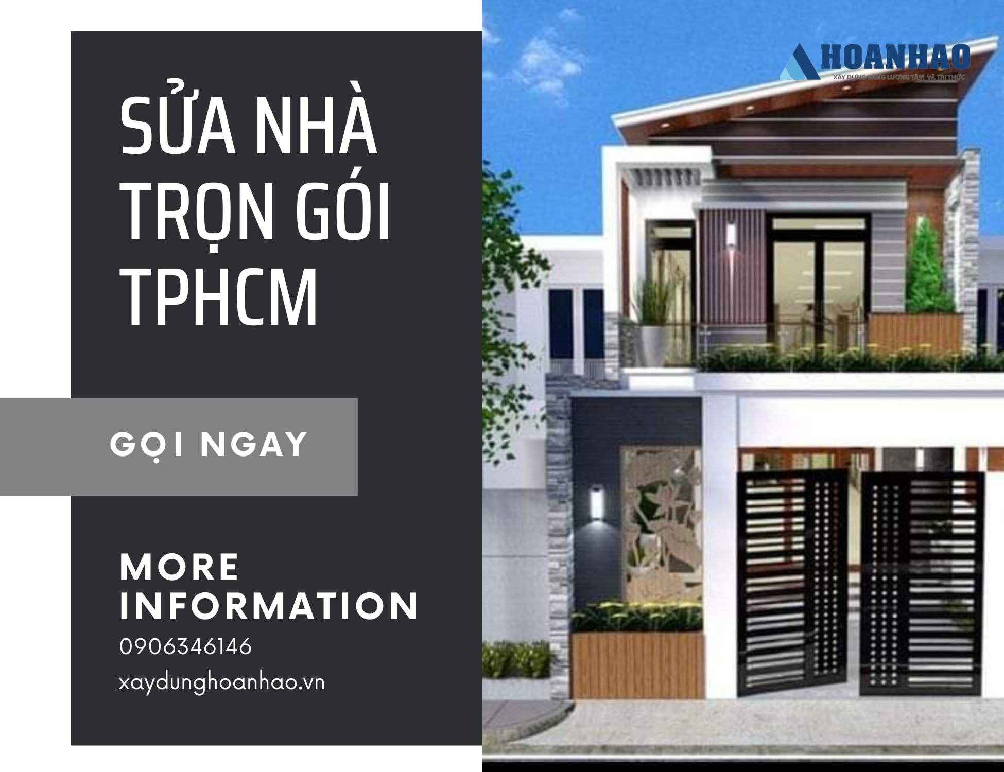 báo giá sửa chữa nhà trọn gói tphcm